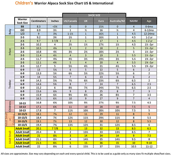 alpaca socks sizing sock size chart sun valley alpaca co sock charts